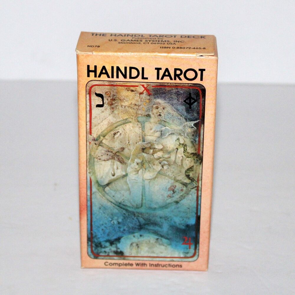 Haindl Tarot Deck Games Systems 1990 with Booklet Hermann Haindl divination